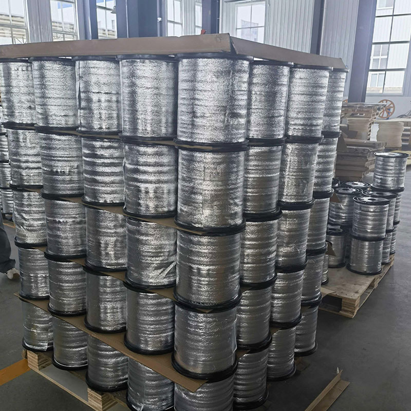 Cable reels in factory